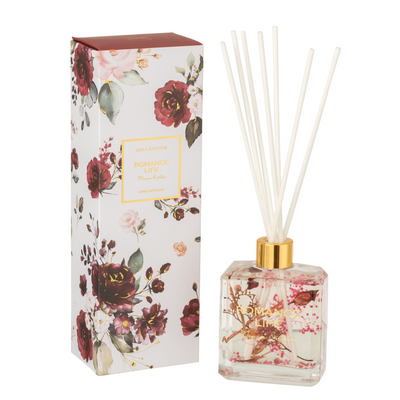 SCENTED OIL ROMANCE LIFE MIMOSA&amp;ROSA 180ML RED