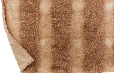 Plaid Bambi Polyester Brown/Beige