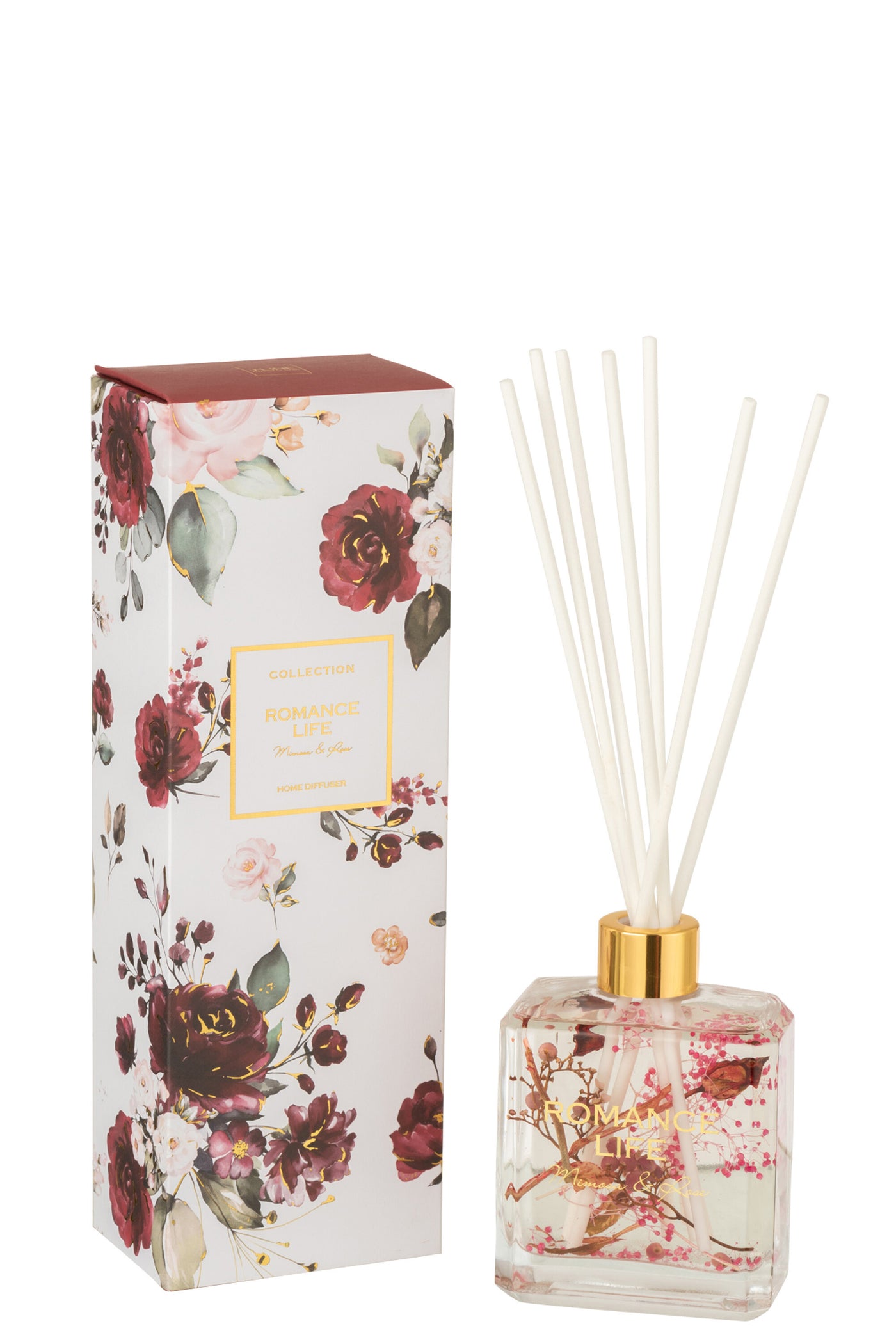 SCENTED OIL ROMANCE LIFE MIMOSA&ROSA 180ML RED