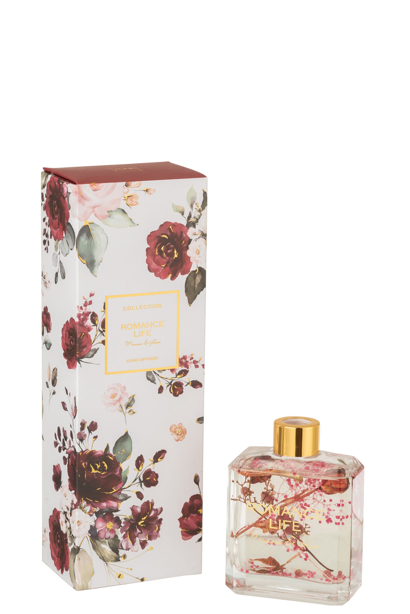 SCENTED OIL ROMANCE LIFE MIMOSA&amp;ROSA 180ML RED